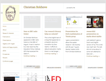 Tablet Screenshot of bokhove.net